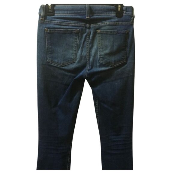 Seven for All Mankind 'The Ankle Skinny' Skinny Denim Jeans in a Dark Wash (28W) - Picture 8 of 10